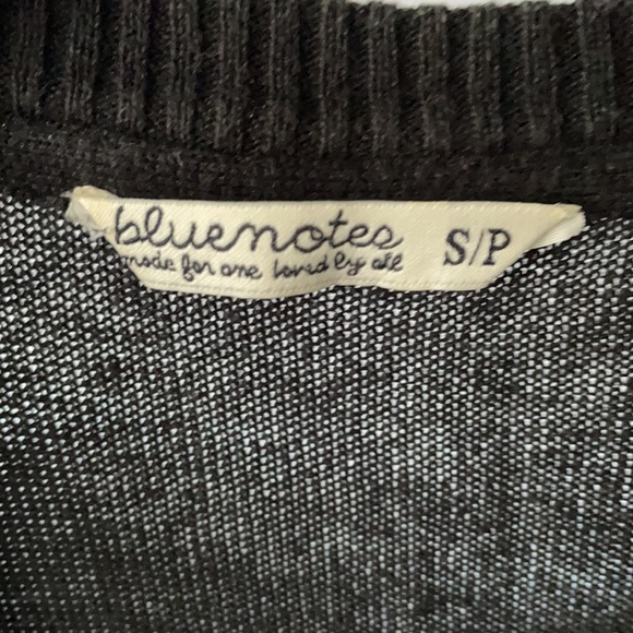 Black Bluenotes Knit Button Up Cardigan - Picture 4 of 11